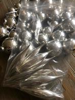 33 glazen Kerstballen & 12 glazen pegels glas, Diversen, Kerst, Ophalen, Gebruikt