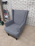 Velderhof Fauteuil model Olivia - Grijze Stof, Huis en Inrichting, Fauteuils, Ophalen, 75 tot 100 cm, Stof, 50 tot 75 cm