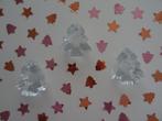 3 kandelaartjes van glas, vorm van een kerstboom, vintage, Ophalen of Verzenden, Nieuw