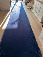 Kobalt Blauw Velours Doek - 7 x 1,5 meter, Overige materialen, Blauw, 120 cm of meer, Ophalen of Verzenden
