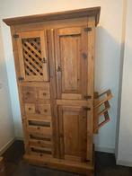 Mooie Mexicaanse grenen kast met veel opbergruimte, Ophalen, Gebruikt, 50 tot 100 cm, Met lade(s)