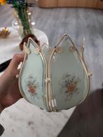 Vintage Lotus Lamp, Huis en Inrichting, Lampen | Lampenkappen, Gebruikt, Wit, Ophalen of Verzenden, Overige vormen