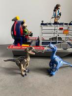 Playmobil 9433 Dinos - luchtkussenboot met dinokooi, Kinderen en Baby's, Speelgoed | Playmobil, Ophalen of Verzenden, Gebruikt