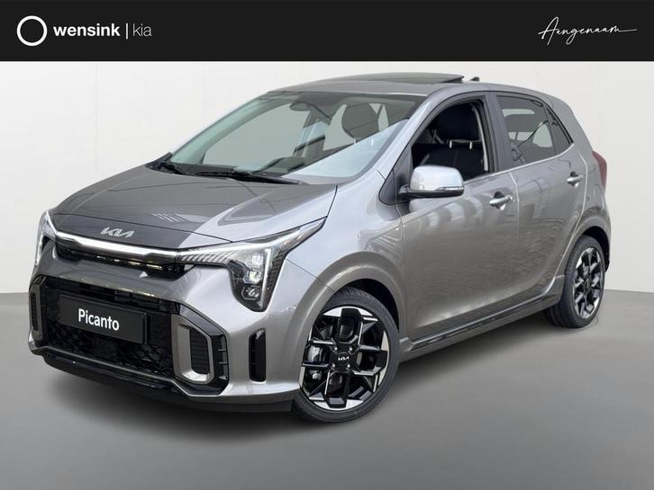 Kia Picanto 1.0 DPI GT-Line | Dodehoekdetectie | Schuif/kant, Auto's, Kia, Bedrijf, Te koop, Picanto, ABS, Achteruitrijcamera
