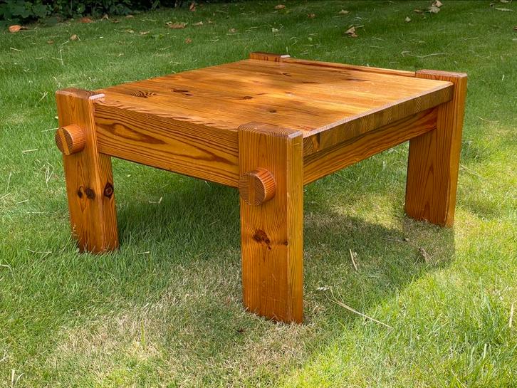 Vintage Swedese Bijzettafel/ Salontafel - Yngve Ekström, Huis en Inrichting, Tafels | Salontafels, Gebruikt, Minder dan 50 cm