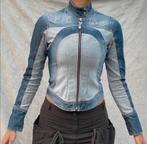 Gsus Denim Jas Maat L Y2K 2000s, Ophalen of Verzenden, Zo goed als nieuw, Blauw