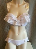 Witte push up bikini 80D en 38 (2B29), Gedragen, Bikini, Ophalen of Verzenden, Wit