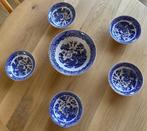 Antiek servies Yamasho Ironstone Ware blauw, Antiek en Kunst, Ophalen of Verzenden