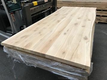 Massief Eiken boomstam tafel en barbladen te koop beschikbaar voor biedingen