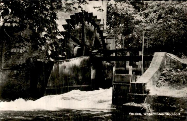 Vorden - Watermolen - Hackfort, Verzamelen, Ansichtkaarten | Nederland, Gelopen, Gelderland, 1960 tot 1980, Ophalen of Verzenden