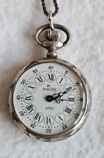 zilveren zakhorloge Ancre, Overige merken, Zakhorloge, Met ketting, Zilver