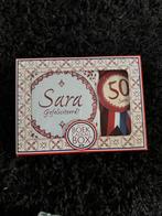 Mini Boek Cadeau Box Sara 50 jaar, Ophalen of Verzenden, Nieuw