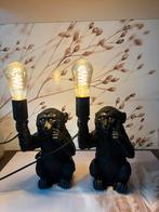 Apen lampjes - set van 2, Ophalen of Verzenden, Gebruikt, Kunststof, Minder dan 100 cm