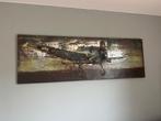 Schilderij vliegtuig, Antiek en Kunst, Ophalen