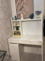 Wit Bureau met Opbergruimte - Zo Goed Als Nieuw, Ophalen, Zo goed als nieuw, Bureau