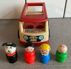 Fisher price mini bus met 4 poppetjes vintage retro, Kinderen en Baby's, Speelgoed | Fisher-Price, Ophalen of Verzenden, Zo goed als nieuw