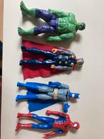 4 marvel superhelden poppen, Ophalen of Verzenden, Gebruikt