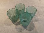4 groene glazen, Ophalen of Verzenden, Zo goed als nieuw, Overige typen