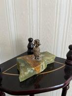 Marmer marble onyx groen bruin siersteen, Antiek en Kunst, Ophalen