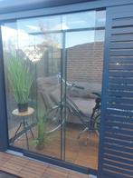 Gumax Glazen Schuifdeur - 2x1m - Antraciet, Tuin en Terras, Ophalen of Verzenden, Zo goed als nieuw, Veranda