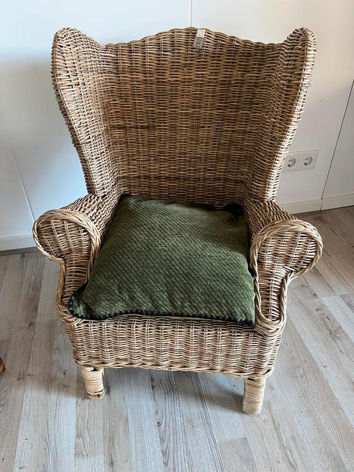 Fauteuil stoel kind Nicolas riviera maison rotan riet izgst!, Kinderen en Baby's, Kinderkamer | Overige Meubels, Zo goed als nieuw