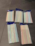 Plastic Rietjes - 5 Pakken (500 stuks), Ophalen of Verzenden, Nieuw
