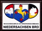 Militair schildje 201 Verzorgingscommando Duitsland, Verzamelen, Ophalen of Verzenden, Landmacht, Duitsland, Embleem of Badge