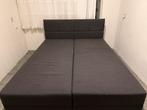 Boxpring met berging, Ophalen, Zo goed als nieuw, Eenpersoons