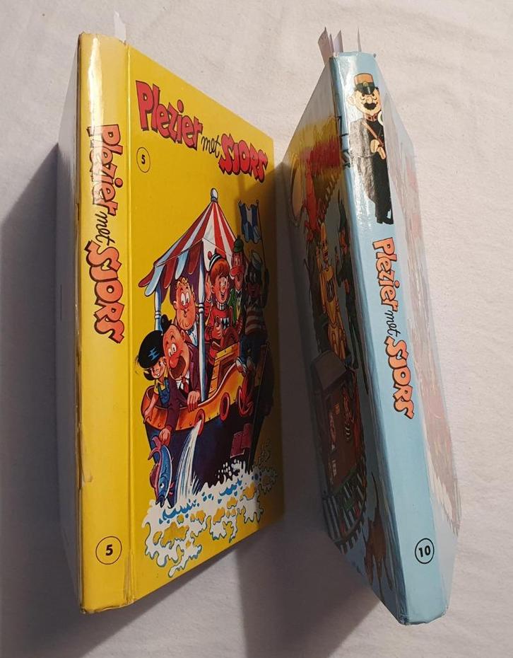 Plezier met Sjors, deel 5 en 10., Boeken, Stripboeken, Gelezen, Meerdere stripboeken, Ophalen of Verzenden