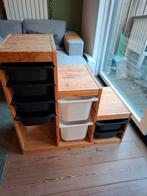 Trofast Ikea kast 'trapkast' inclusief bakken, Huis en Inrichting, Kasten | Ladekasten, Ophalen, Gebruikt, 5 laden of meer, 50 tot 100 cm