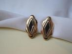 Oorbellen Jones New York/ roodbruin emaille art deco stijl, Sieraden, Tassen en Uiterlijk, Oorbellen, Verzenden, Zo goed als nieuw
