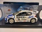 Peugeot 206 CC WRC Raid Rally wit Solido metal 1:18 KRD, Hobby en Vrije tijd, Modelauto's | 1:18, Ophalen of Verzenden, Zo goed als nieuw