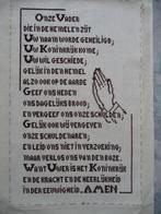 Borduurwerk "Onze Vader", Ophalen of Verzenden, Zo goed als nieuw, Handborduren, Onderdeel of Toebehoren