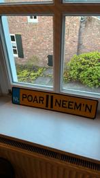 Kenteken bord met tekst of blanco, Huis en Inrichting, Ophalen, Nieuw