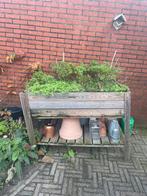Houten Moestuinbak met Onderstel, Tuin en Terras, Ophalen, Gebruikt, 100 cm of meer, Balkon