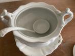 Mooie oude soep terrine compleet met opschep lepel., Ophalen of Verzenden
