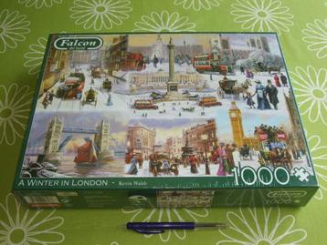 Nieuw in seal: A Winter in London puzzel - 1000 stukjes beschikbaar voor biedingen