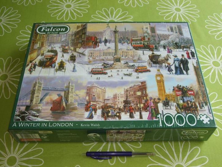Nieuw in seal: A Winter in London puzzel - 1000 stukjes, Hobby en Vrije tijd, Denksport en Puzzels, Nieuw, Legpuzzel, 500 t/m 1500 stukjes