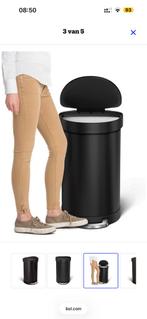 Simplehuman - Prullenbak Liner Pocket Half Rond 45 liter, Met pedaal, 50 tot 75 cm, Nieuw, 40 liter of meer