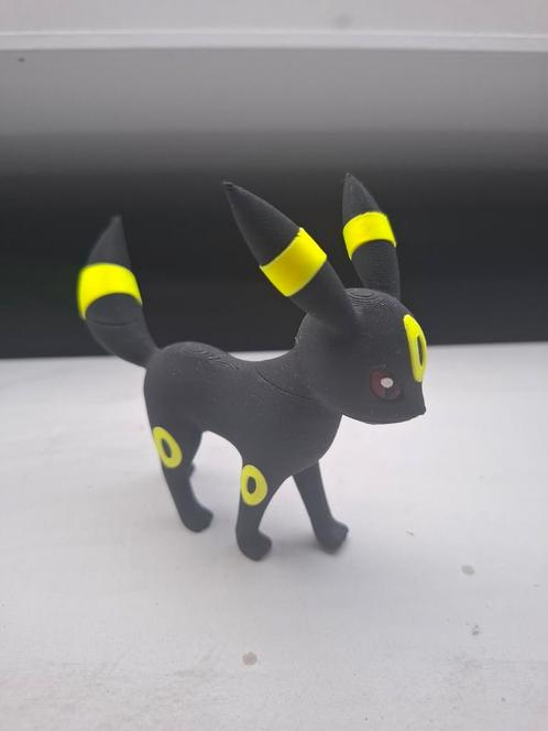 Pokémon Umbreon figuur neon geel 3d print, Kinderen en Baby's, Speelgoed | Actiefiguren, Zo goed als nieuw, Ophalen
