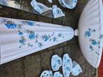 Wastafelset Korenbloemen/margieten plus accessoires, Huis en Inrichting, Badkamer | Badkamermeubels, Ophalen, Zo goed als nieuw