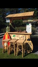 Tikibar te huur € 80,- Hawaii bar huren bar tropisch bamboe, Ophalen, Zo goed als nieuw, Overige
