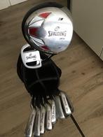 Spalding golfset RH met putter, tas en houten 3., Ophalen, Gebruikt, Set, Overige merken