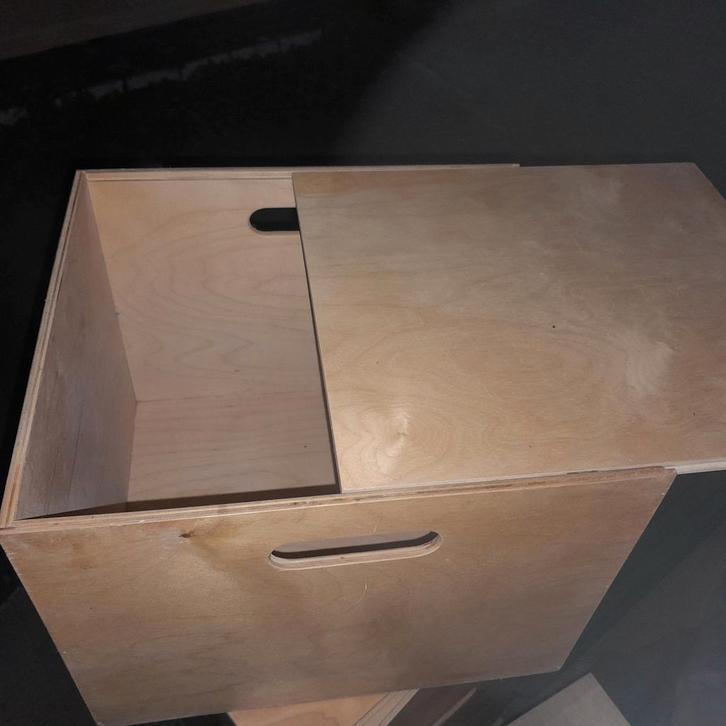 Houten kratten - 6 kleine, 2 grote, Huis en Inrichting, Woonaccessoires | Kisten, Gebruikt, Minder dan 50 cm, Minder dan 50 cm