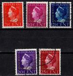 Nederland Dienstzegels nr. 20-24 gestempeld, Postzegels en Munten, Postzegels | Nederland, Na 1940, Ophalen of Verzenden, Gestempeld