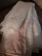 Prachtige witte gordijnen 280x340, 200 cm of meer, Wit, Ophalen of Verzenden, Zo goed als nieuw