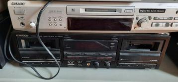Sony minidisc en Kenwood cassettedeck beschikbaar voor biedingen