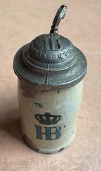 Miniatuur bierpul, metaal, Antiek en Kunst, Curiosa en Brocante, Ophalen of Verzenden
