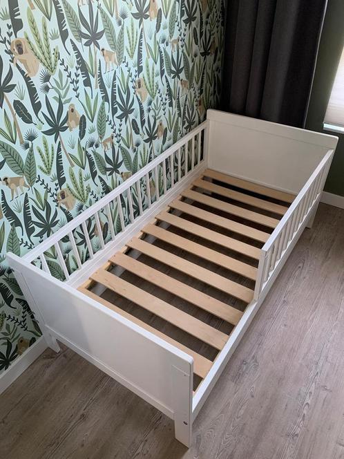 Peuterbed, Kinderen en Baby's, Kinderkamer | Bedden, Zo goed als nieuw, 140 tot 160 cm, 70 tot 85 cm, Matras, Ophalen