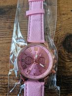 Nieuw roze quartz horloge, Onbekend, Nieuw, Ophalen of Verzenden, Onbekend